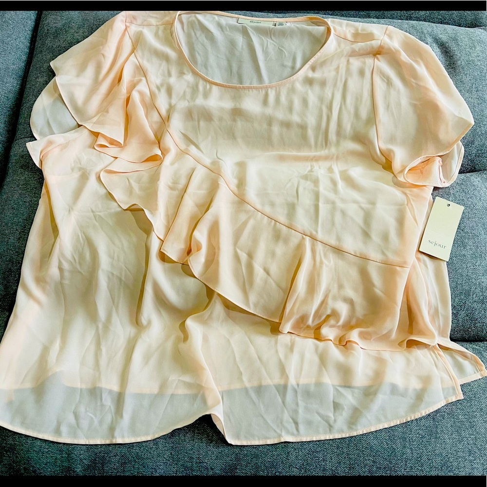 Peach color New Top